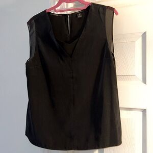 Maison Scotch Black sleeveless T type shirt